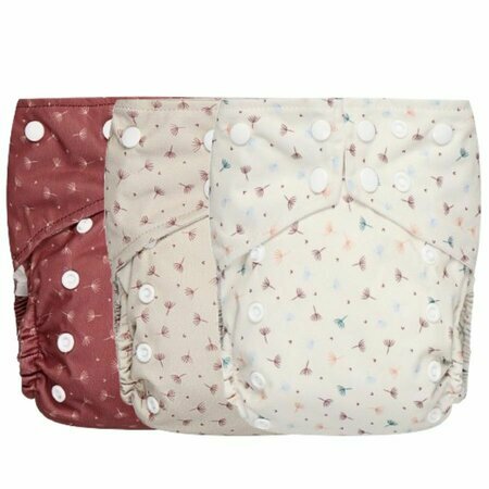Couche lavable &agrave; pressions (Tout en Un) Blossom (avec insert int&eacute;gr&eacute;)