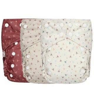 Couche lavable &agrave; pressions (Tout en Un) Blossom (avec insert int&eacute;gr&eacute;)