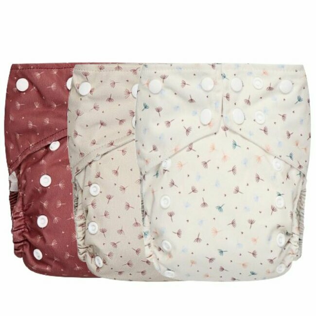 Couche lavable &agrave; pressions (Tout en Un) Blossom (avec insert int&eacute;gr&eacute;)