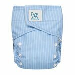 Washable diaper straps (All-in-One) Stripes (with built-in insert)- Picture 2