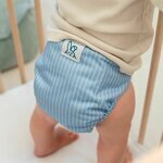 Washable diaper straps (All-in-One) Stripes (with built-in insert)- Picture 5