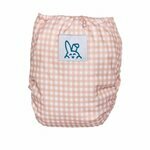 Newborn cloth diaper � Gingham (with built-in insert)- Picture 2